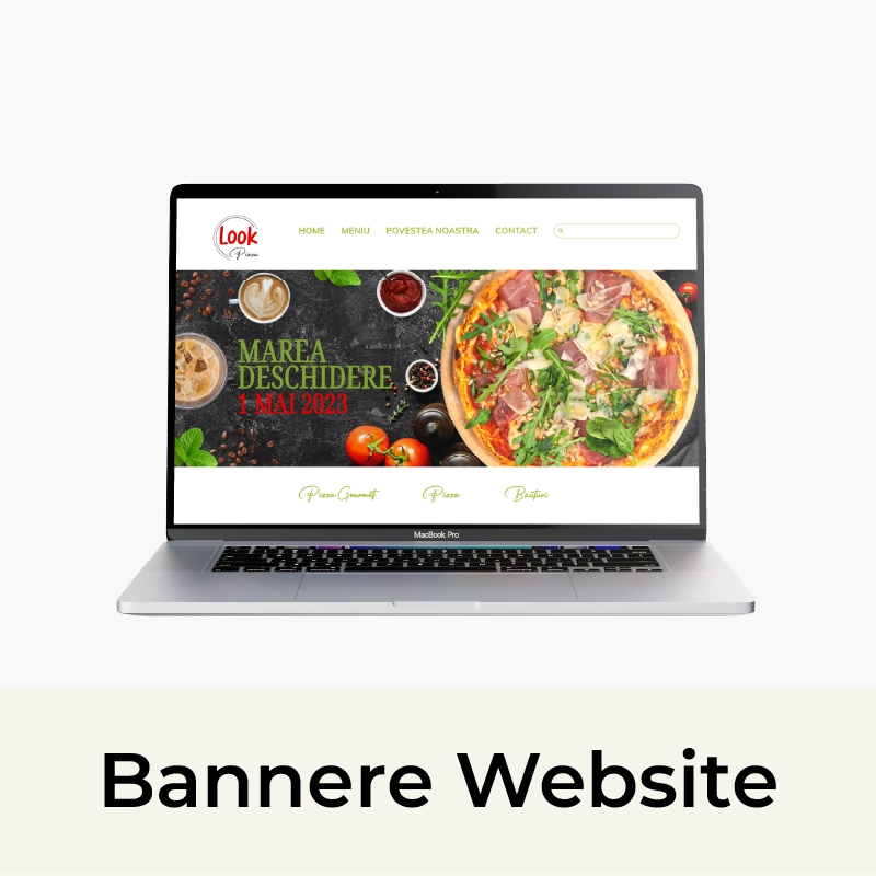 Design bannere website pentru promovare online