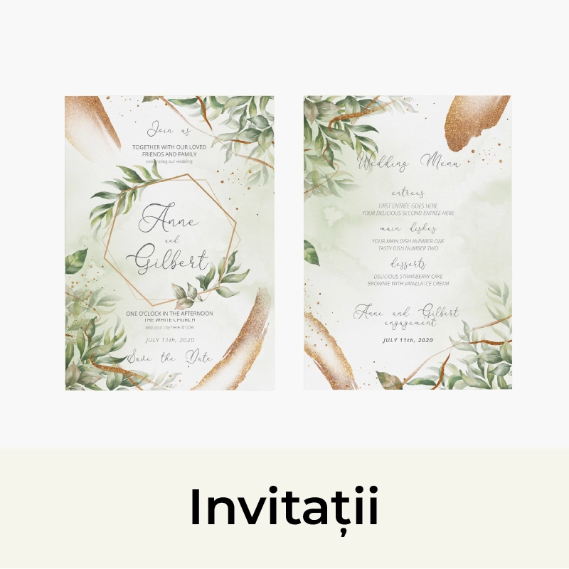 Design invitații personalizate pentru evenimente