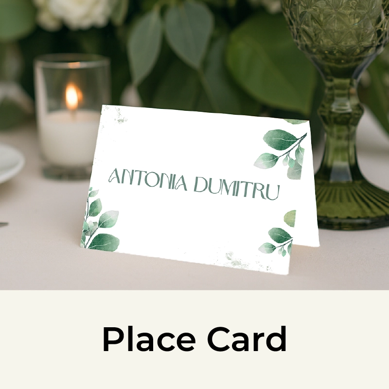 place card personalizat