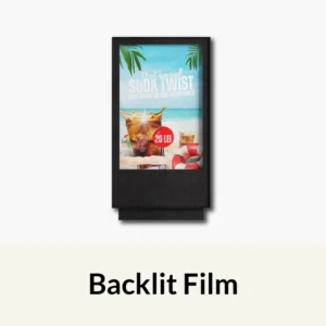 backlit film personalizat