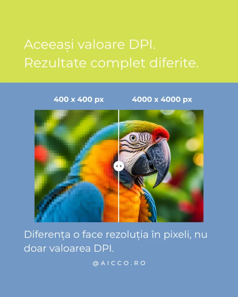 diferenta dpi pixeli