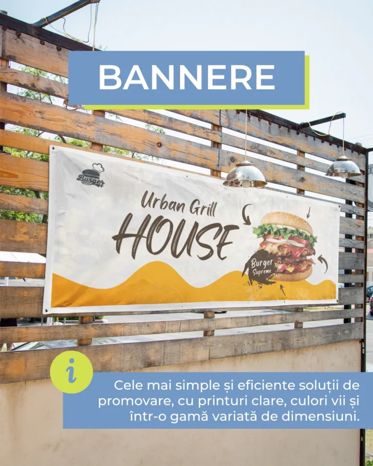 pret banner publicitar
