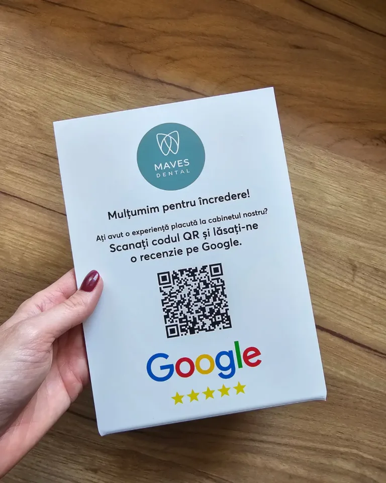 dimensiuni suport qr code a5